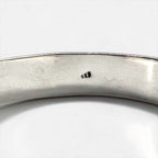 Sterling Silver 925 Woven Mesh Cuff Bangle Bracelet Wide Vintage Style