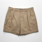 POLO RALPH LAUREN 90s Polo Chino 2-Puck Shorts, XL, Beige, Made in Mexico