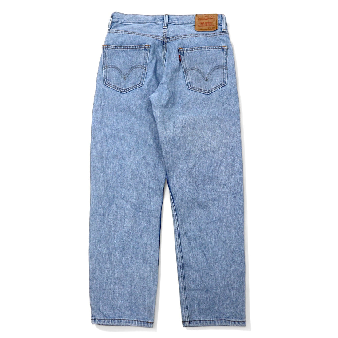 Levi's 00年代 550 リラックス フィット テーパード デニムパンツ 32 ブルー アイスウォッシュ コットン ジッパーフライ USAライン 550-4834 レソト製