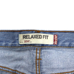 Levi's 00年代 550 リラックス フィット テーパード デニムパンツ 32 ブルー アイスウォッシュ コットン ジッパーフライ USAライン 550-4834 レソト製