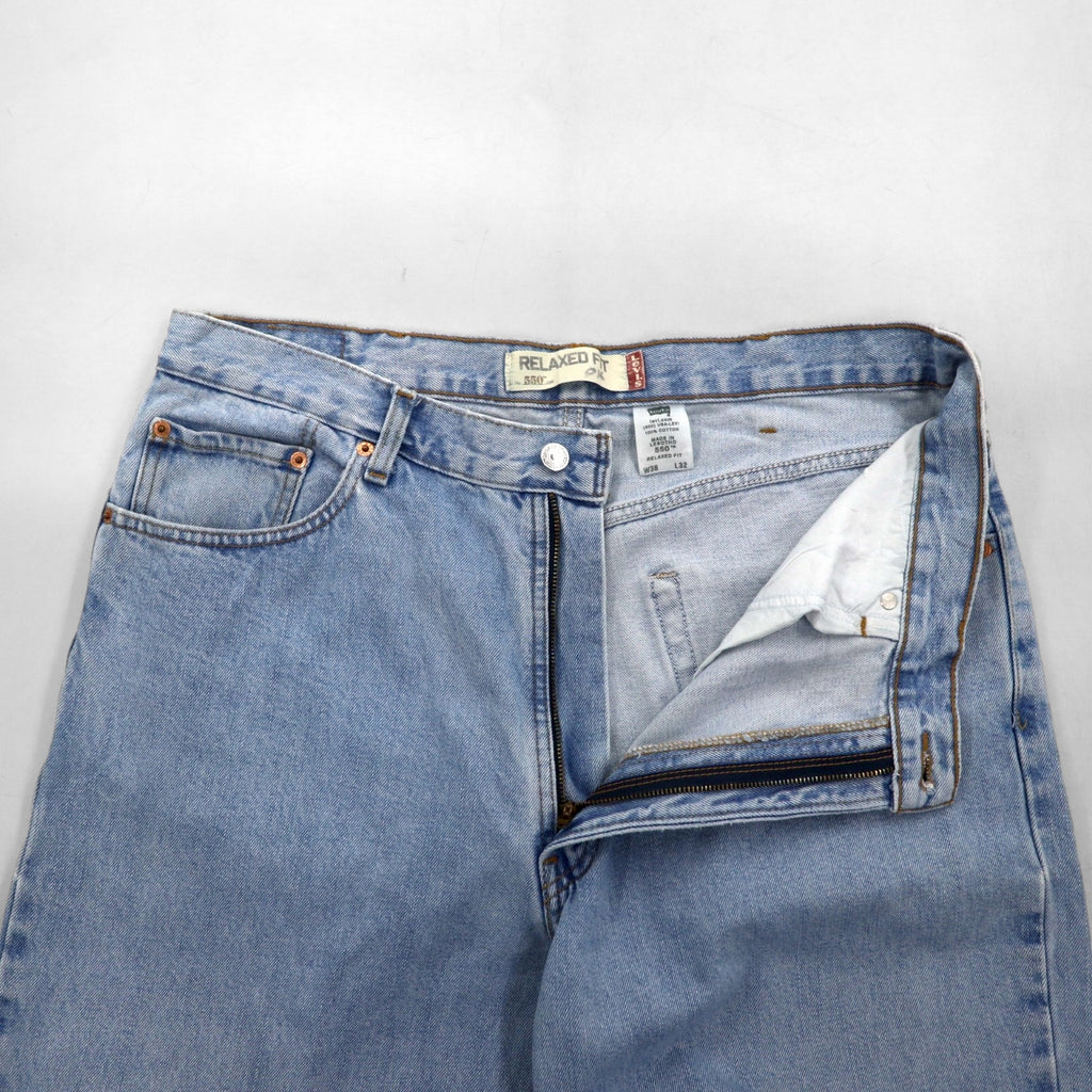 Levi's 00年代 550 ワイド デニムパンツ バギージーンズ  XL リラックスフィット インディゴ 550 4834 ジッパーフライ