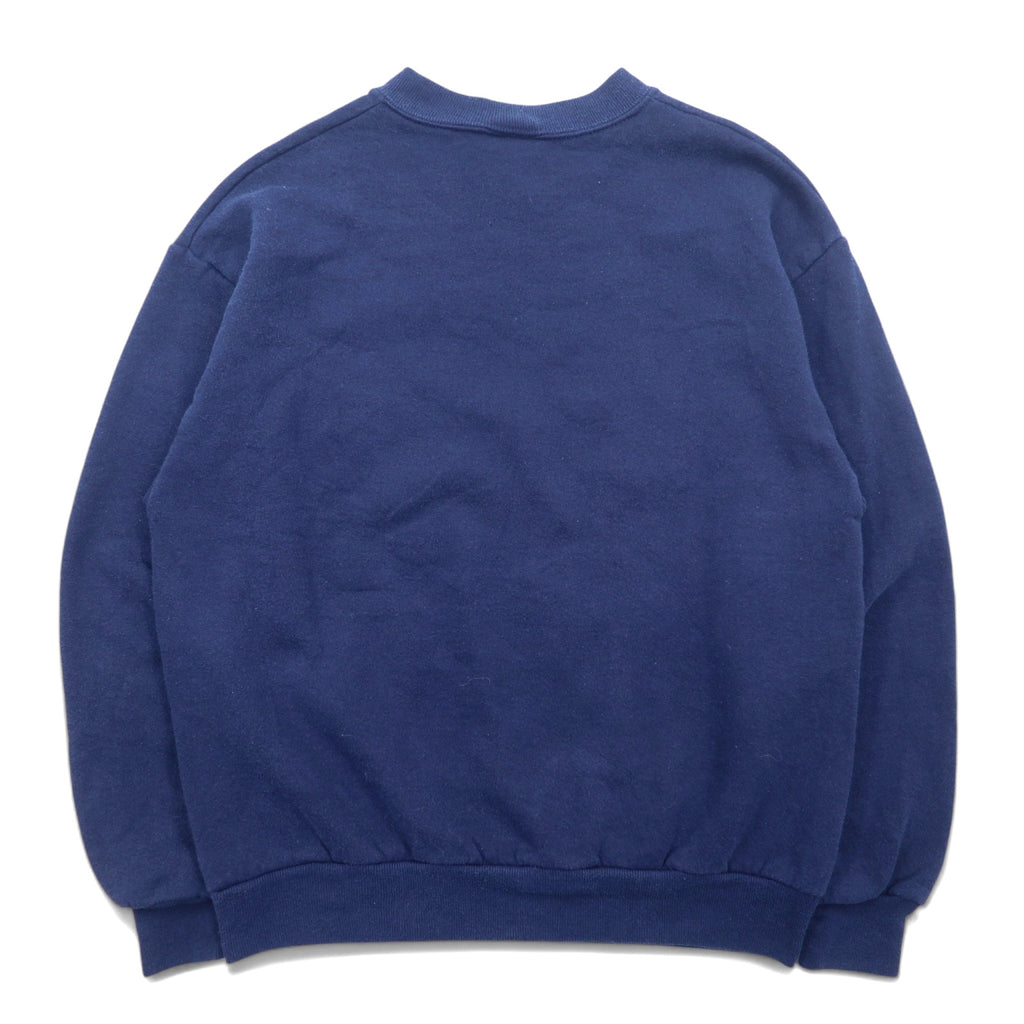 JERZEES 90s USA made NFL printed sweatshirt M Navy Fleece lining SUPER BOWL DENVER BRONCOS