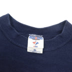JERZEES 90s USA made NFL printed sweatshirt M Navy Fleece lining SUPER BOWL DENVER BRONCOS