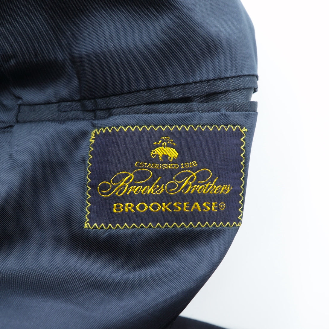 Brooks Brothers 80年代 USA製 ダブルブレスト テーラードジャケット ブレザー M ネイビー ギャバジン ウール 金ボタン 紺ブレ