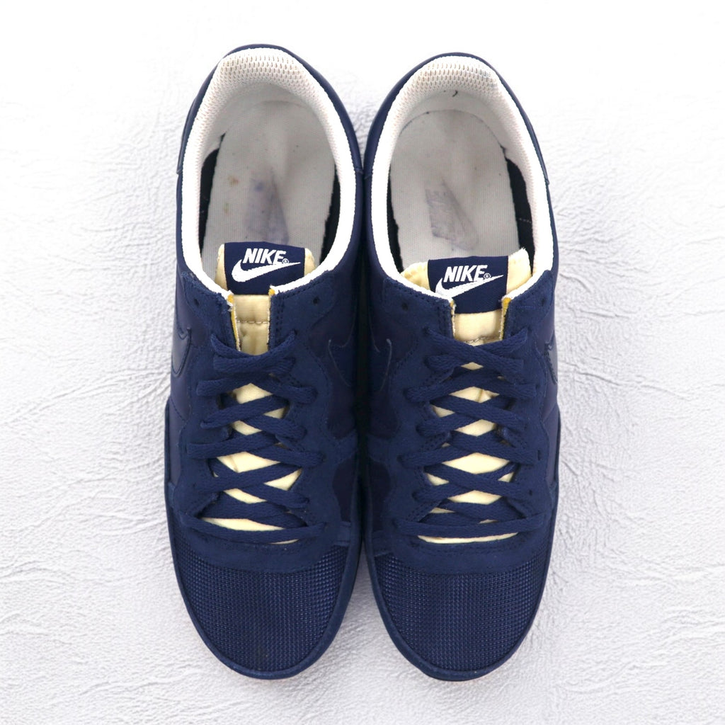 NIKE Challenger Suede Sneakers 27cm Navy Mesh 725066-404