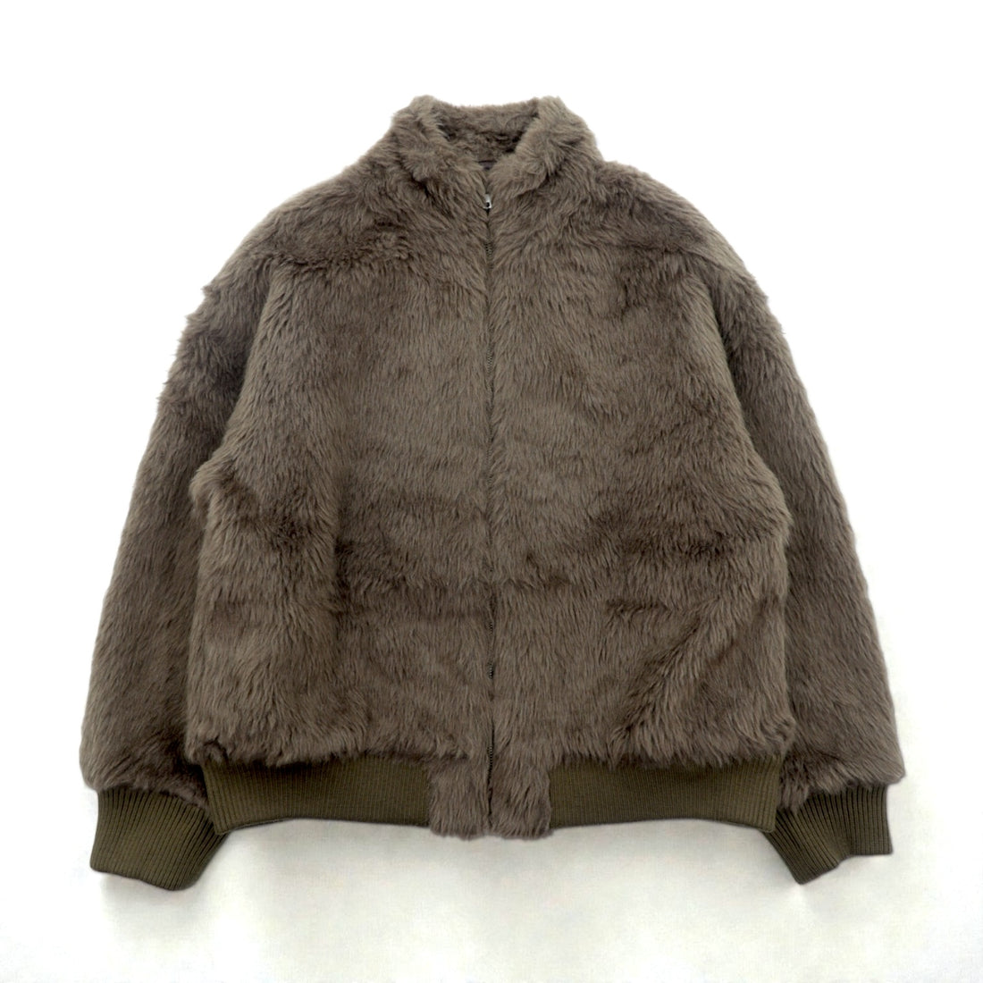 Johnbull Faux Fur Short Fleece Jacket, Free Brown Acrylic, AL954