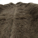 Johnbull Faux Fur Short Fleece Jacket, Free Brown Acrylic, AL954