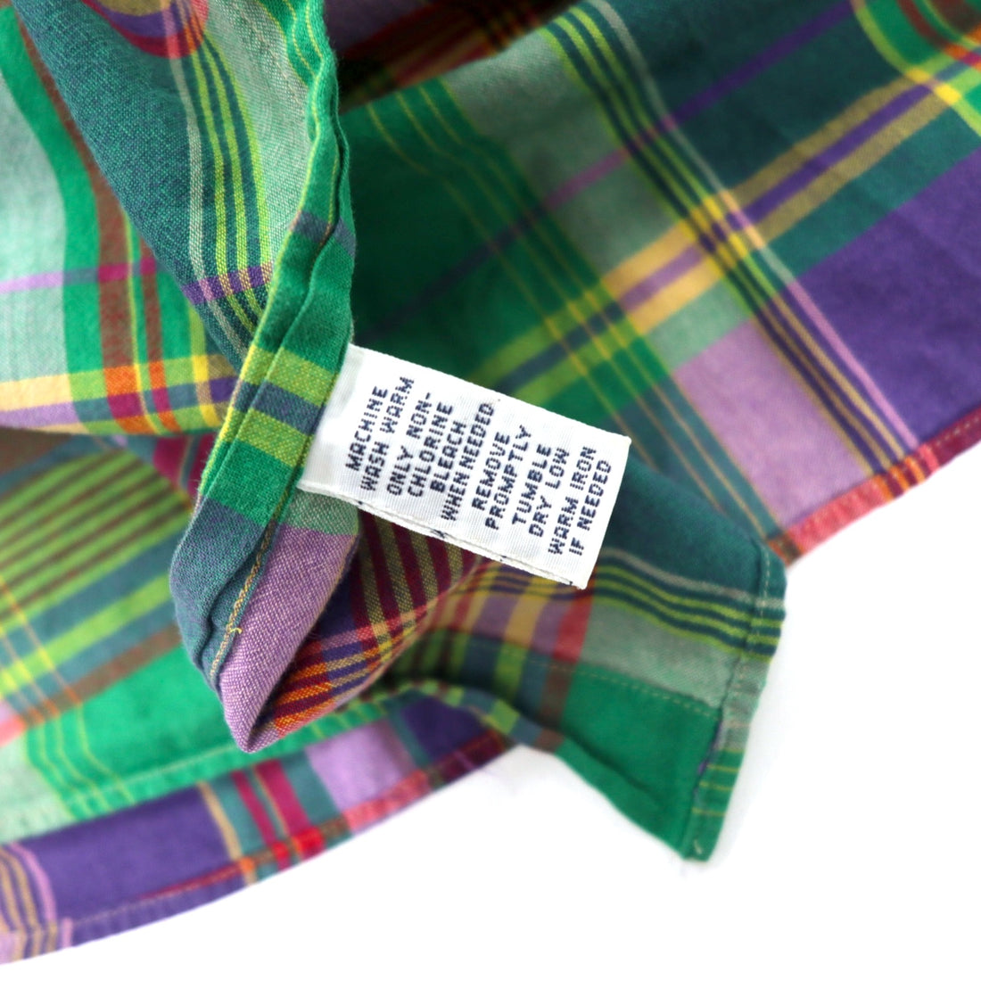 Ralph Lauren Classic Fit Short Sleeve Button Down Shirt 2XLT TALL Green Check Cotton Small Pony Embroidery Big Size