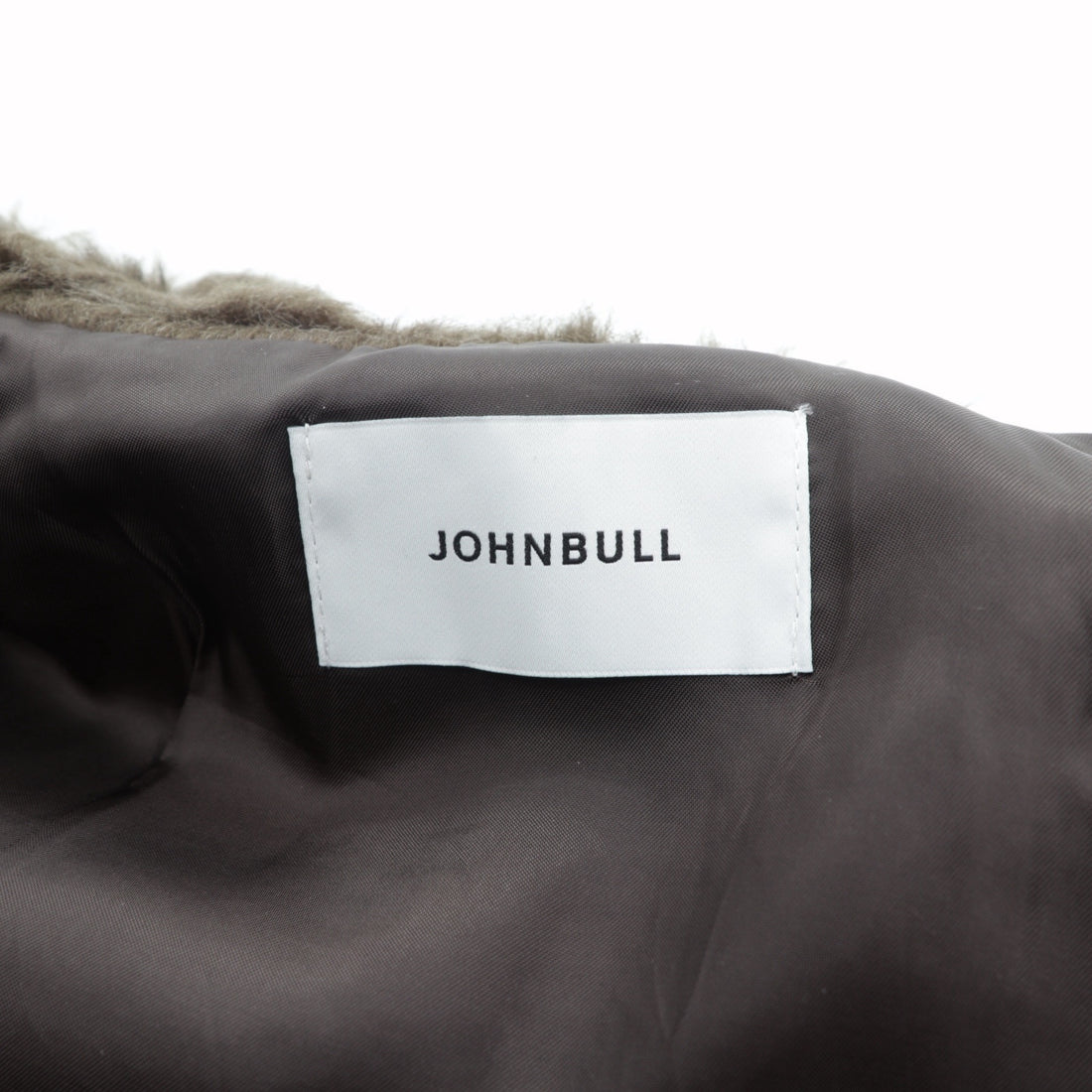 Johnbull Faux Fur Short Fleece Jacket, Free Brown Acrylic, AL954