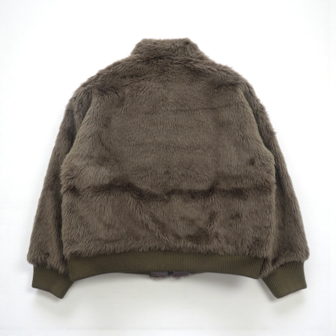 Johnbull Faux Fur Short Fleece Jacket, Free Brown Acrylic, AL954