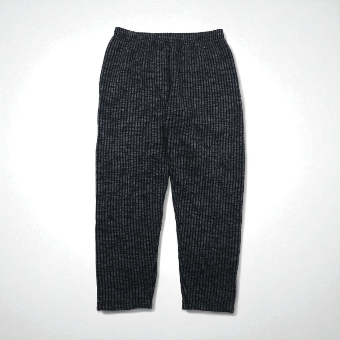 90s France Vintage Easy Wide Pants, Made in France, Wide Easy Pants, Size L, Striped, Stretch, Tapered