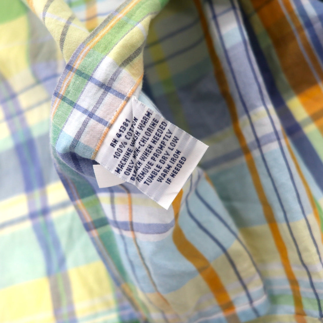 Ralph Lauren Beach Twill Short Sleeve Button Down Shirt 2XLT TALL Yellow Check Cotton Small Pony Embroidery Big Size