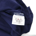 Polo by Ralph Lauren 90s Big Pony Embroidered Polo Shirt L Navy Pique Patchwork