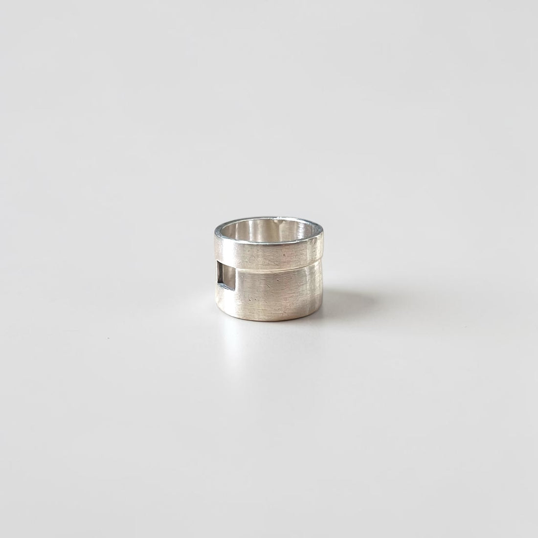 GUCCI Italian Made Vintage Wide Silever Ring, Silver925