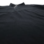 A|X ARMANI EXCHANGE ハーフジップ ポロシャツ XL ブラック コットン