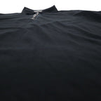 A|X ARMANI EXCHANGE ハーフジップ ポロシャツ XL ブラック コットン
