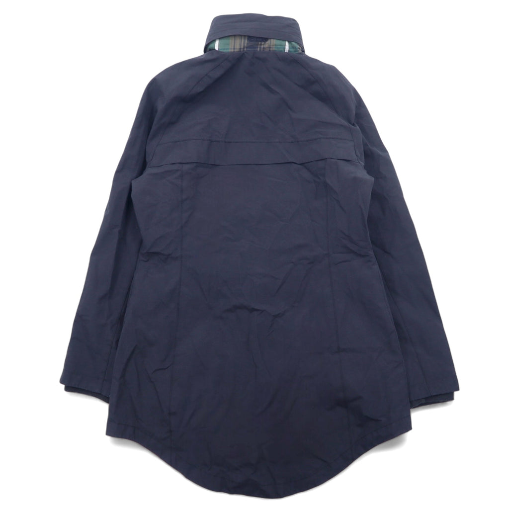 PENDLETON Mountain Parka S Black Polyester Double Zip Check Lining Retractable Hood