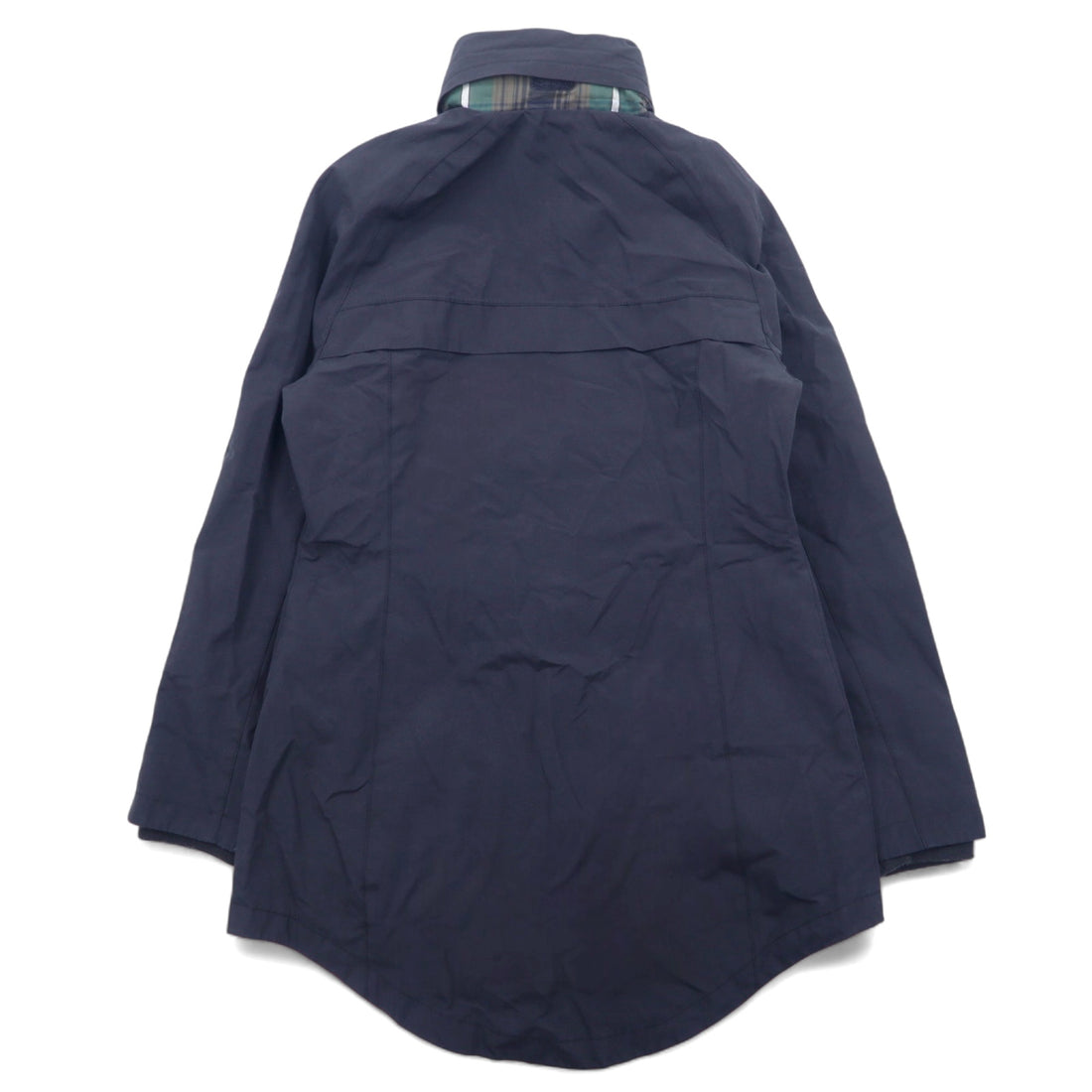 PENDLETON Mountain Parka S Black Polyester Double Zip Check Lining Retractable Hood
