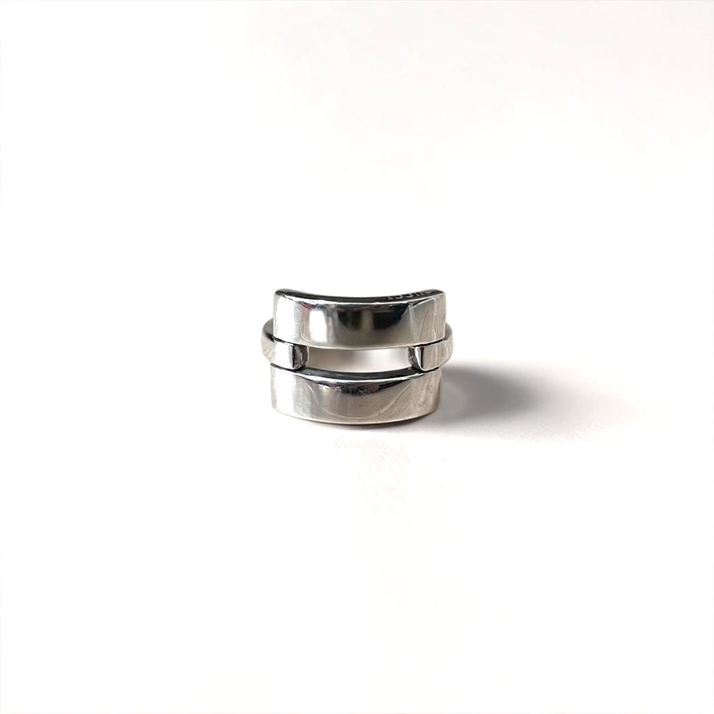 GUCCI イタリア製 ヴィンテージ シルバーリング 指輪 12号 Silver 925