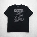 LED ZEPPELIN Led Zeppelin Rock Band T-Shirt XL Black Cotton UNITED STATES OF AMERICA 1977