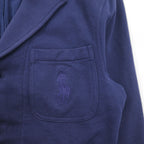 Polo Ralph Lauren 90年代 3B テーラードジャケット ブレザー L ネイビー コットン ポニー刺繍