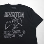 LED ZEPPELIN Led Zeppelin Rock Band T-Shirt XL Black Cotton UNITED STATES OF AMERICA 1977