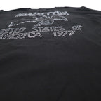 LED ZEPPELIN Led Zeppelin Rock Band T-Shirt XL Black Cotton UNITED STATES OF AMERICA 1977