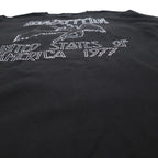 LED ZEPPELIN Led Zeppelin Rock Band T-Shirt XL Black Cotton UNITED STATES OF AMERICA 1977