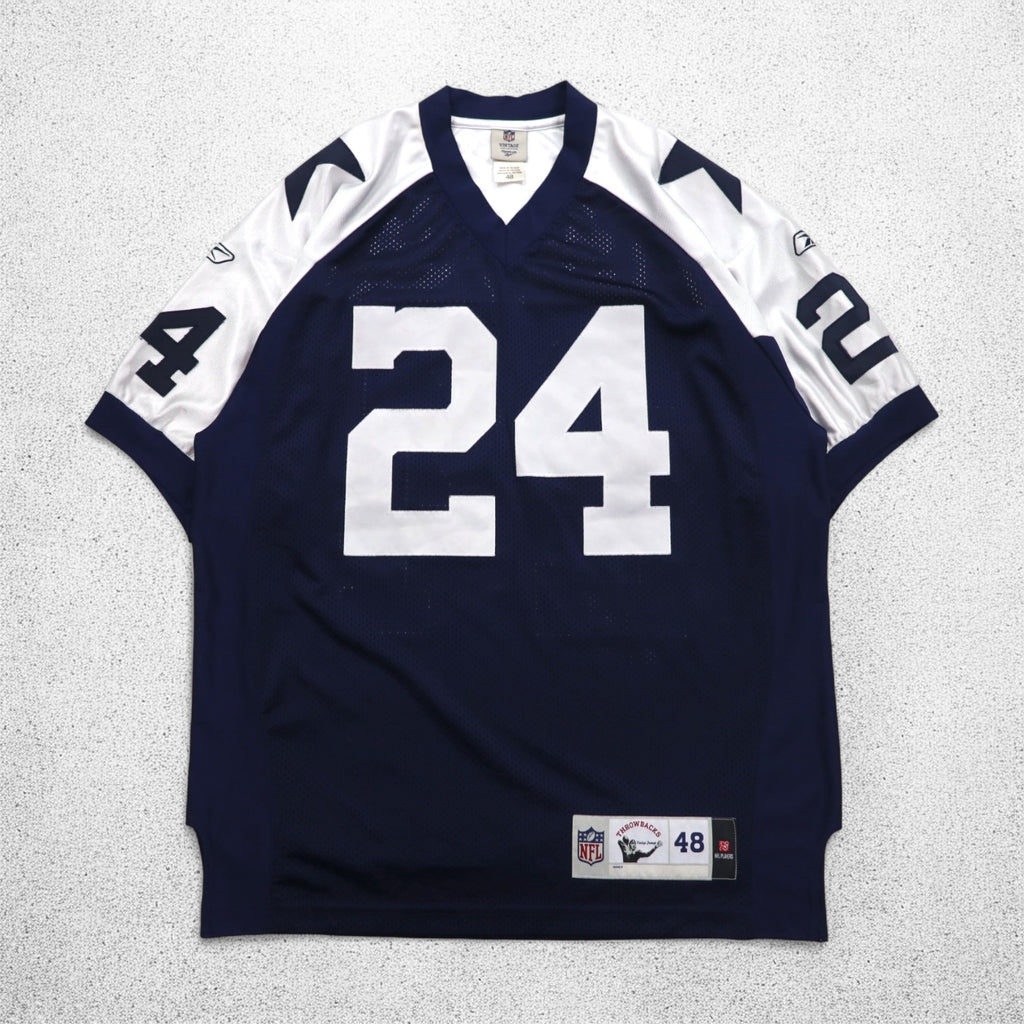 Reebok NFL VINTAGE COLLECTION Game Shirt XL Navy Numbering DALLAS COWBOYS