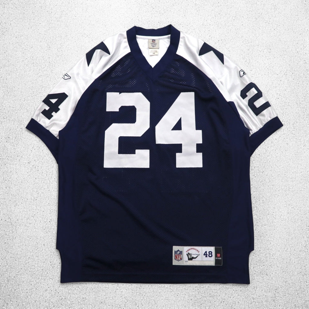 Reebok NFL VINTAGE COLLECTION Game Shirt XL Navy Numbering DALLAS COWBOYS