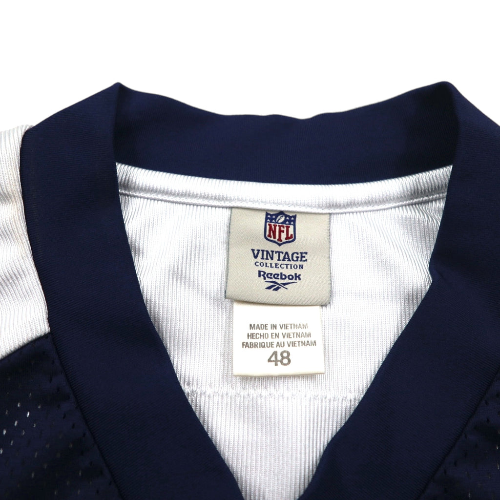 Reebok NFL VINTAGE COLLECTION Game Shirt XL Navy Numbering DALLAS COWBOYS