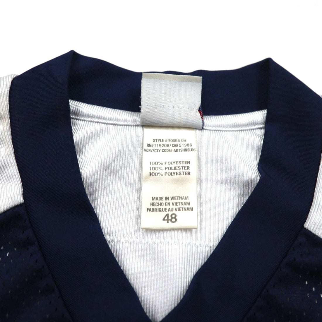 Reebok NFL VINTAGE COLLECTION Game Shirt XL Navy Numbering DALLAS COWBOYS