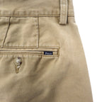 POLO RALPH LAUREN Polo Chino Classic Fit Chino Shorts Size 34 Beige Cotton