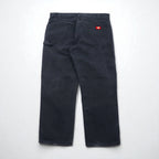 Dickies ダック ペインターパンツ XL ブラック コットン 1939RBK