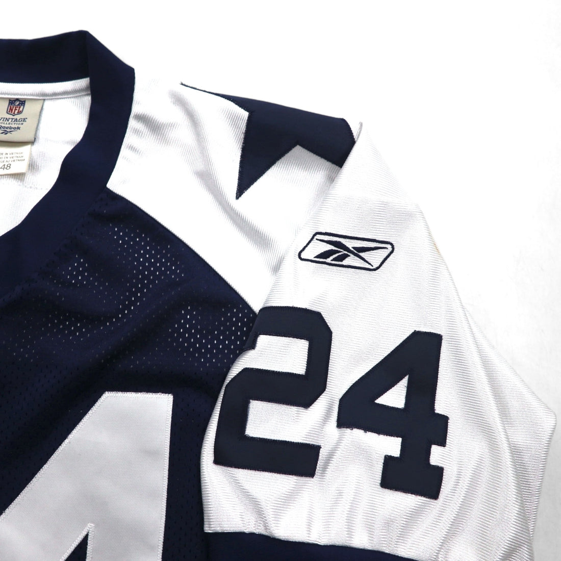Reebok NFL VINTAGE COLLECTION Game Shirt XL Navy Numbering DALLAS COWBOYS
