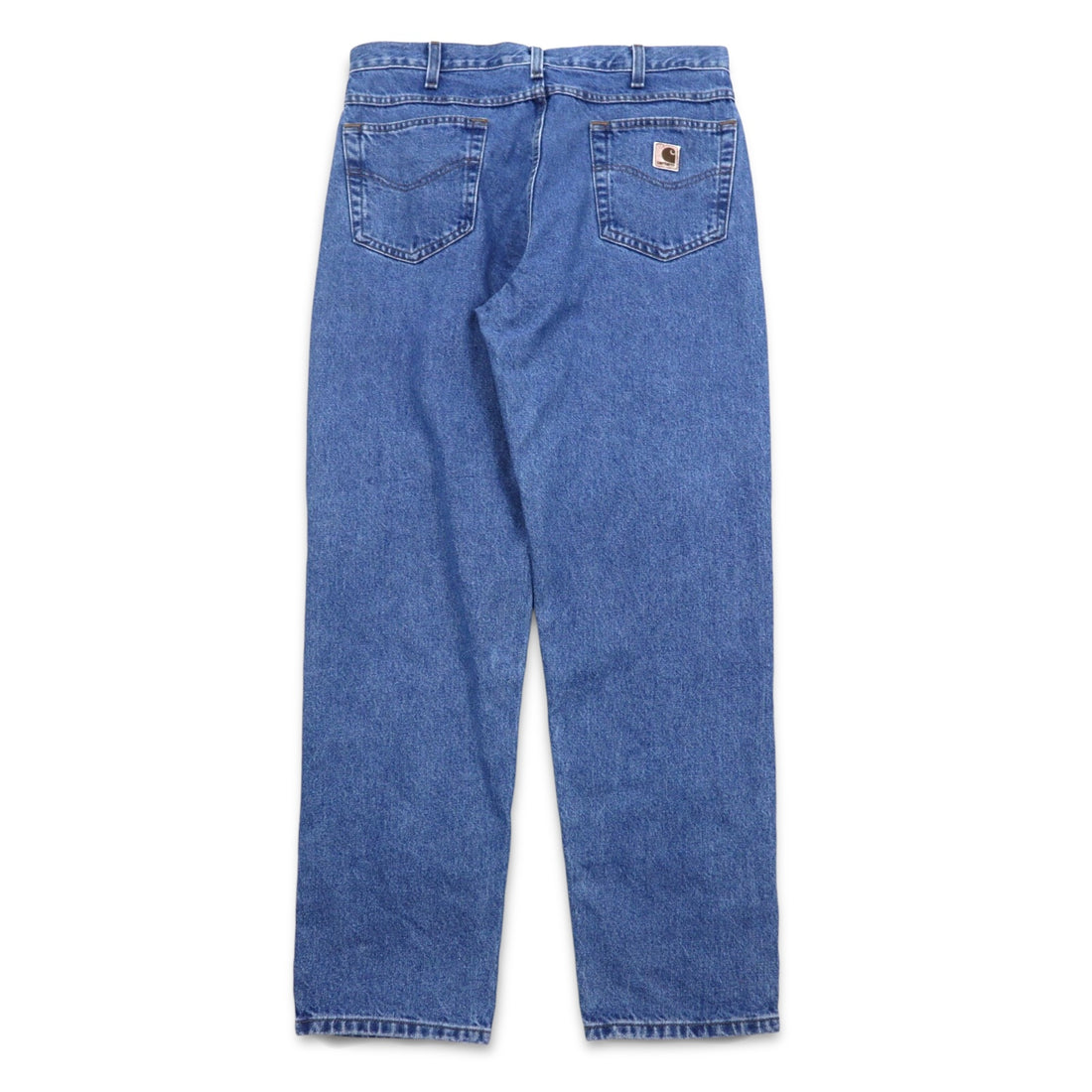 Carhartt Relaxed Fit Baggy Tapered Denim Pants L Indigo Blue RELAXED FIT B13 STW Made in Mexico