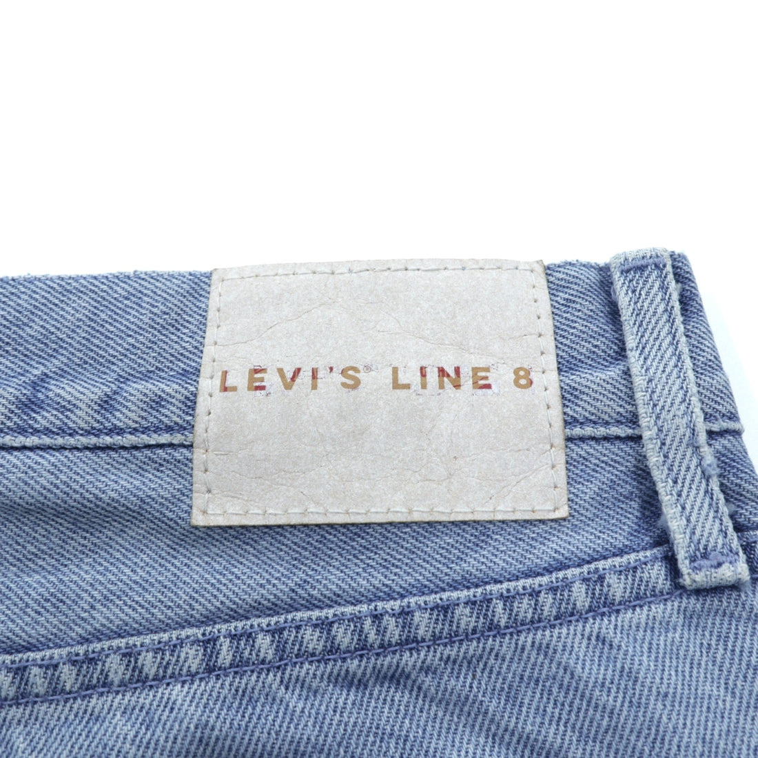 Levi's LINE8 ルーズフィット ワイド デニムパンツ ジーンズ S ライト ブルー インディゴ 57691-0000