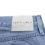 Levi's LINE8 ルーズフィット ワイド デニムパンツ ジーンズ S ライト ブルー インディゴ 57691-0000