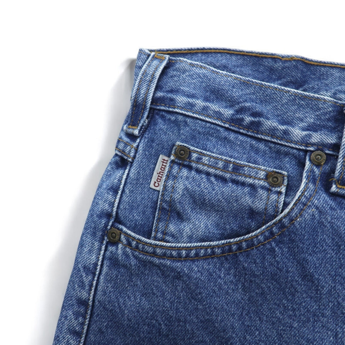 Carhartt Relaxed Fit Baggy Tapered Denim Pants L Indigo Blue RELAXED FIT B13 STW Made in Mexico