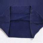 Polo by Ralph Lauren Half Zip Reverse Weave Sweatshirt, XL, Navy, Ribbed Line