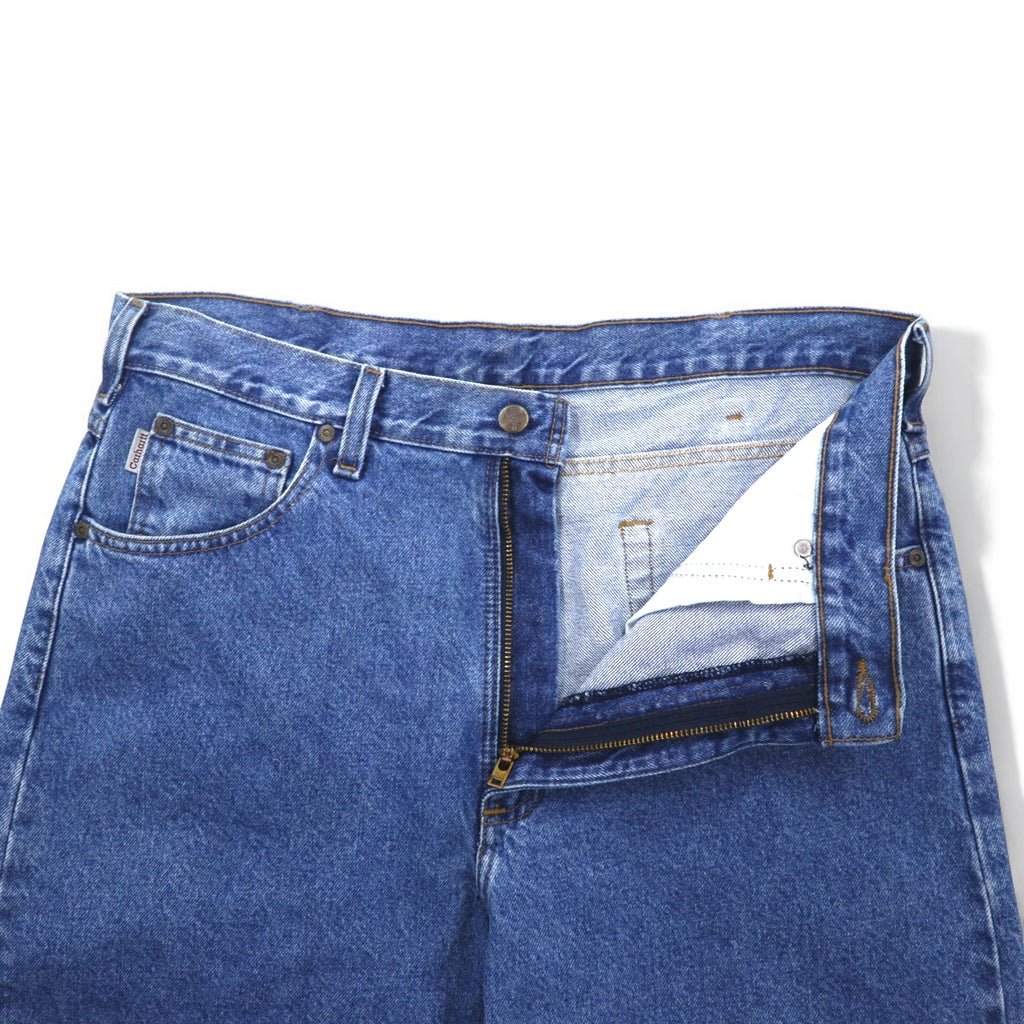 Carhartt Relaxed Fit Baggy Tapered Denim Pants L Indigo Blue RELAXED FIT B13 STW Made in Mexico