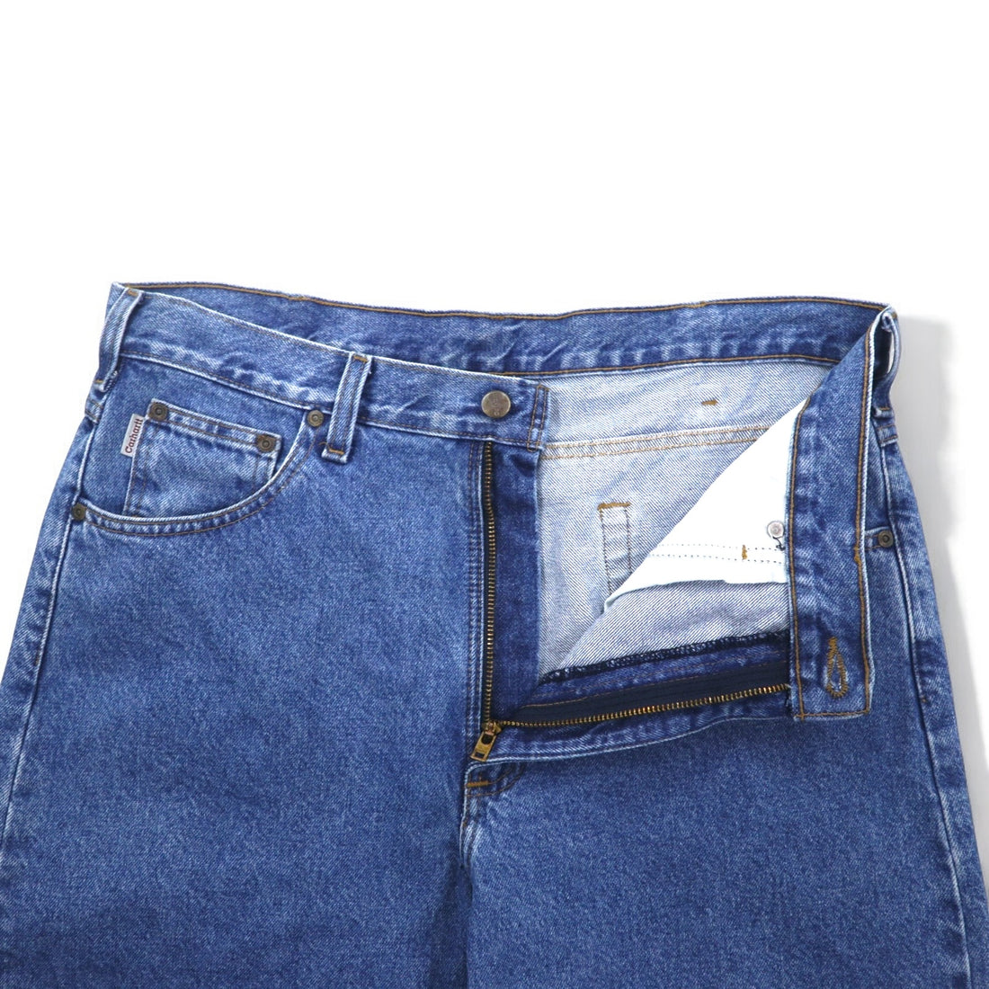 Carhartt Relaxed Fit Baggy Tapered Denim Pants L Indigo Blue RELAXED FIT B13 STW Made in Mexico