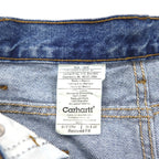 Carhartt Relaxed Fit Baggy Tapered Denim Pants L Indigo Blue RELAXED FIT B13 STW Made in Mexico
