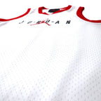 JORDAN BRAND ( NIKE ) ゲームシャツ タンクトップ S ホワイト ポリエステル メッシュ ジャンプマン ロゴプリント AS M J JM SPRT DNA TANK CJ6152-100