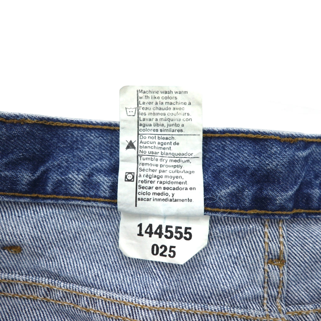 Carhartt Relaxed Fit Baggy Tapered Denim Pants L Indigo Blue RELAXED FIT B13 STW Made in Mexico