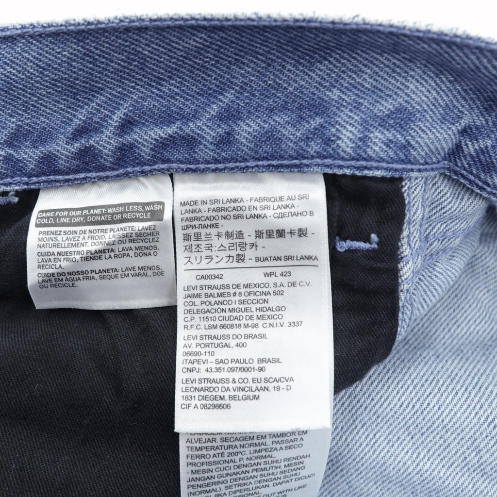 Levi's LINE8 ルーズフィット ワイド デニムパンツ ジーンズ S ライト ブルー インディゴ 57691-0000