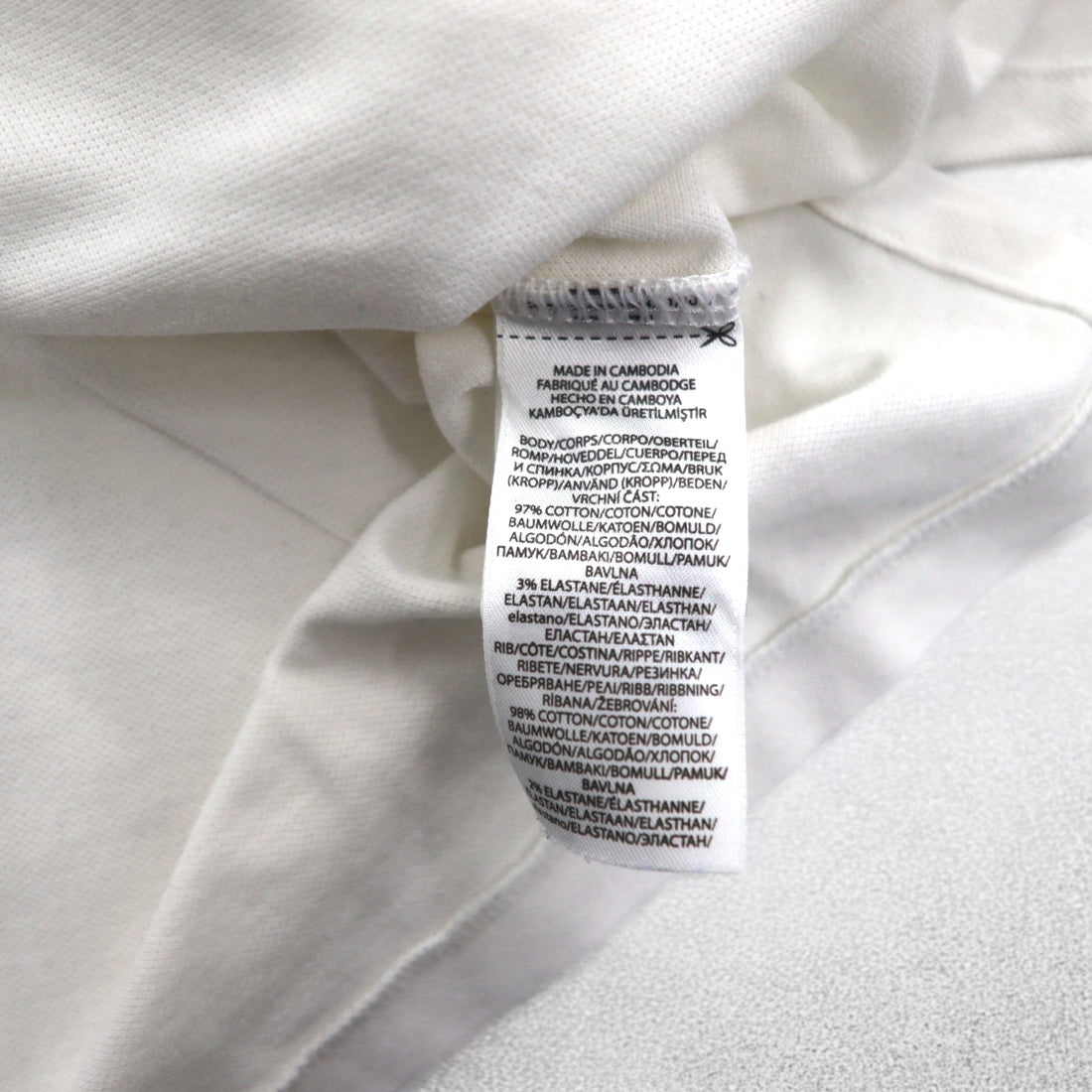 POLO RALPH LAUREN Ribline Polo Shirt XL White Cotton Pique Small Pony Embroidery