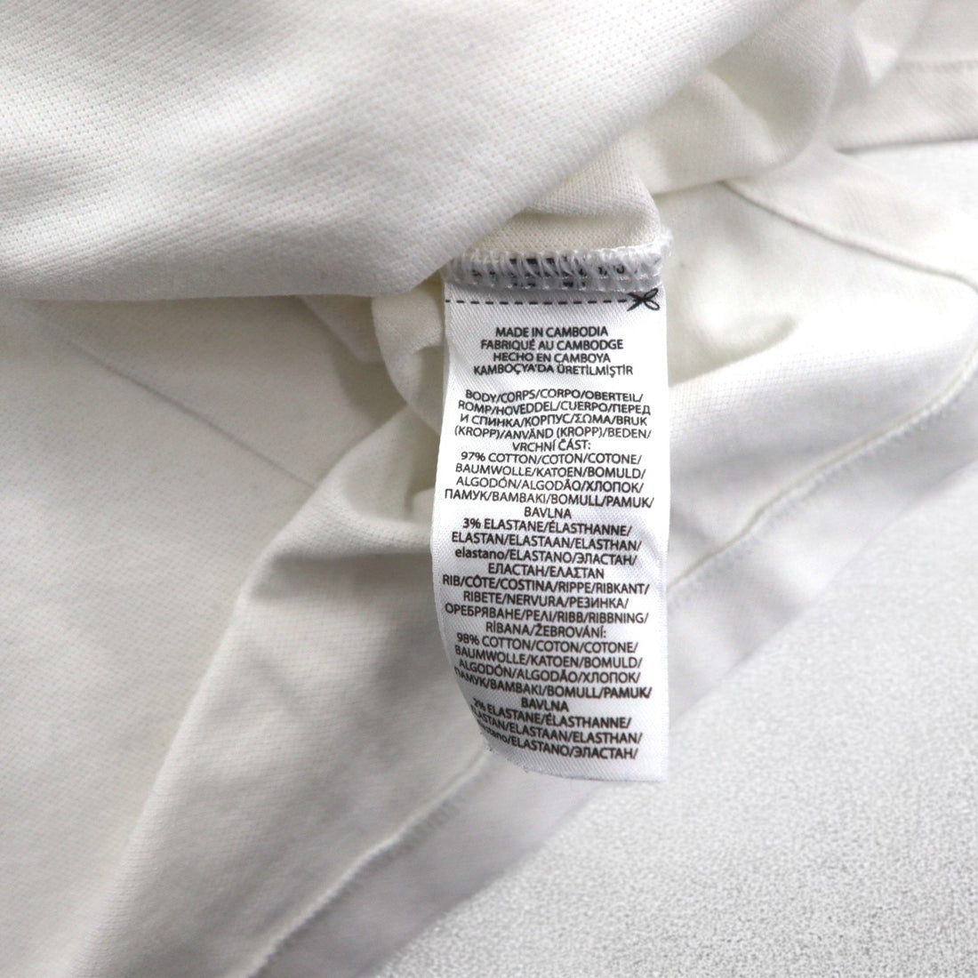 POLO RALPH LAUREN Ribline Polo Shirt XL White Cotton Pique Small Pony Embroidery