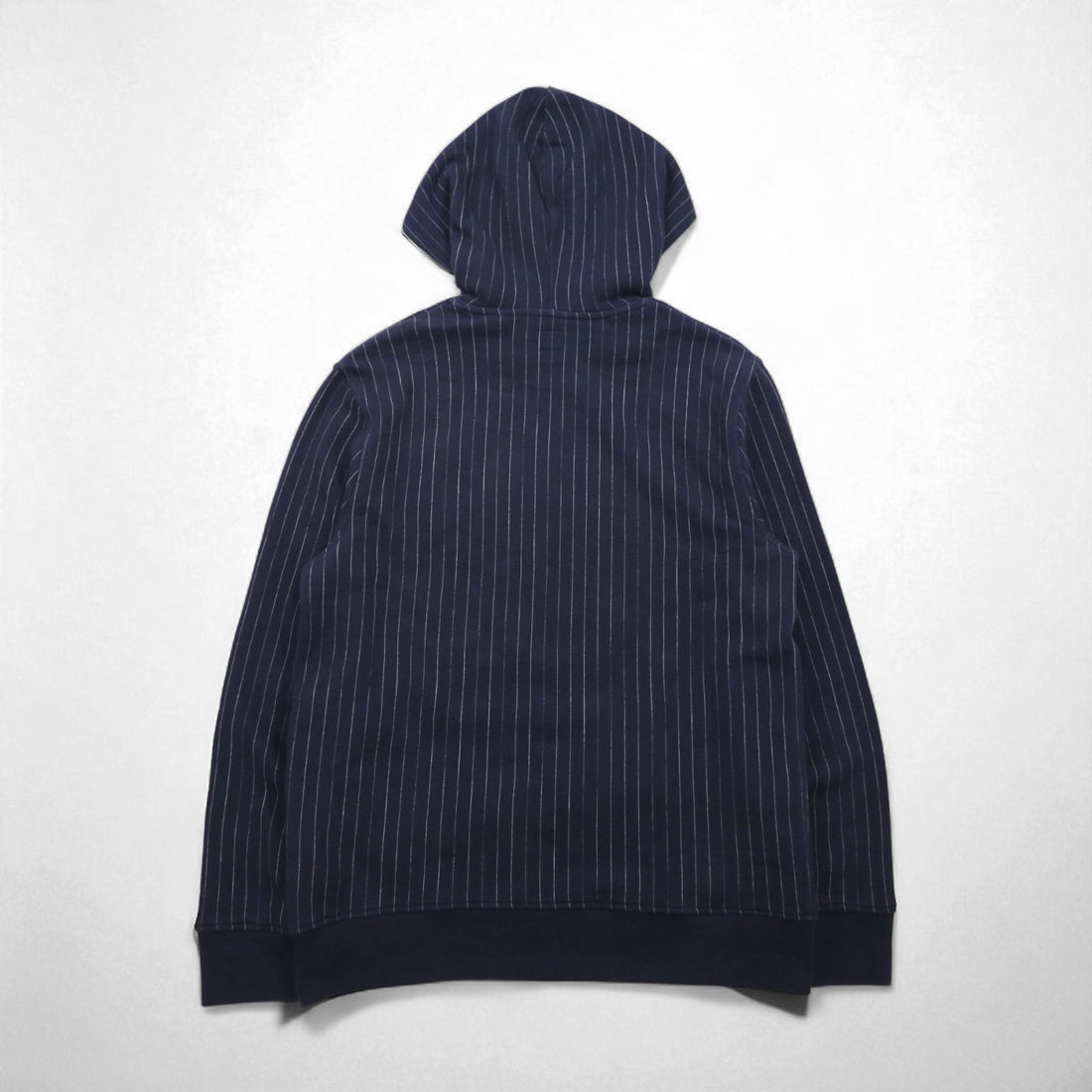 Levi's ウォバッシュ プルオーバー パーカー L ネイビー ストライプ フロントポケット 56808-0018