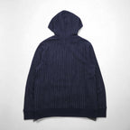Levi's ウォバッシュ プルオーバー パーカー L ネイビー ストライプ フロントポケット 56808-0018